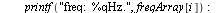 for i to 8 do if `<>`(myNewArray[i], 0) then printf(